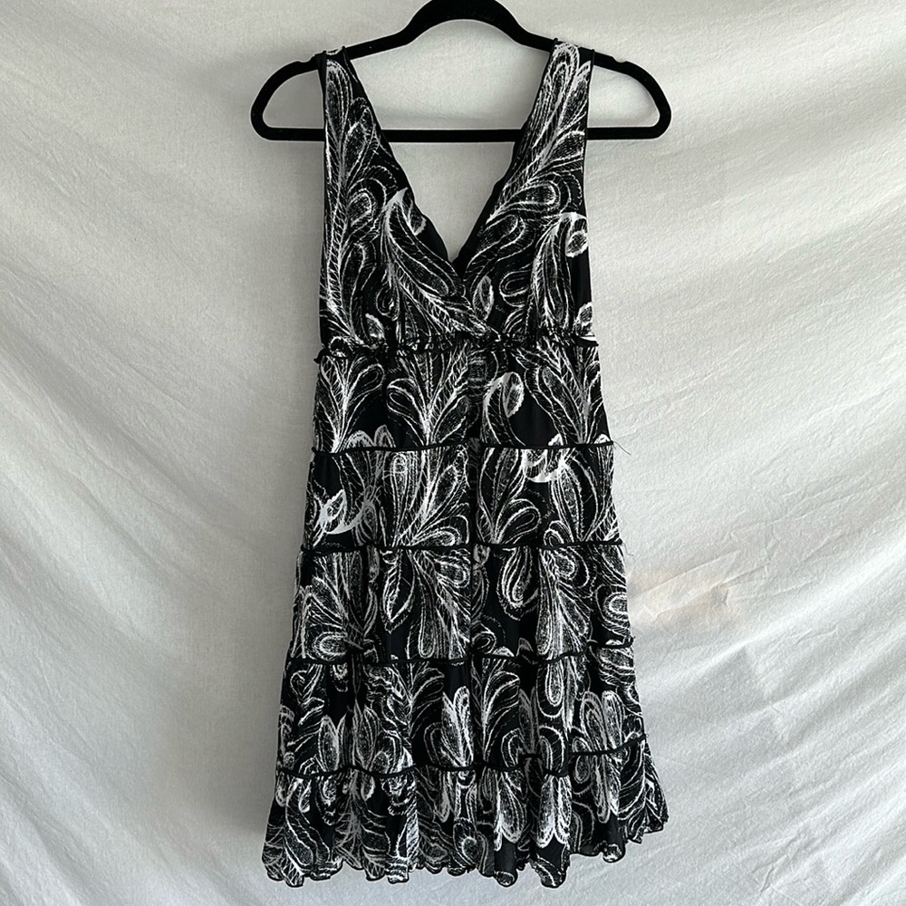 Style&co Dress in Black and White. Sz PM